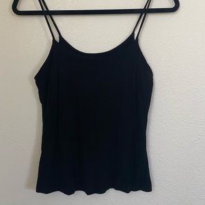 Black tank top